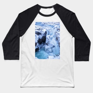 Blue Hour Waterfall Baseball T-Shirt